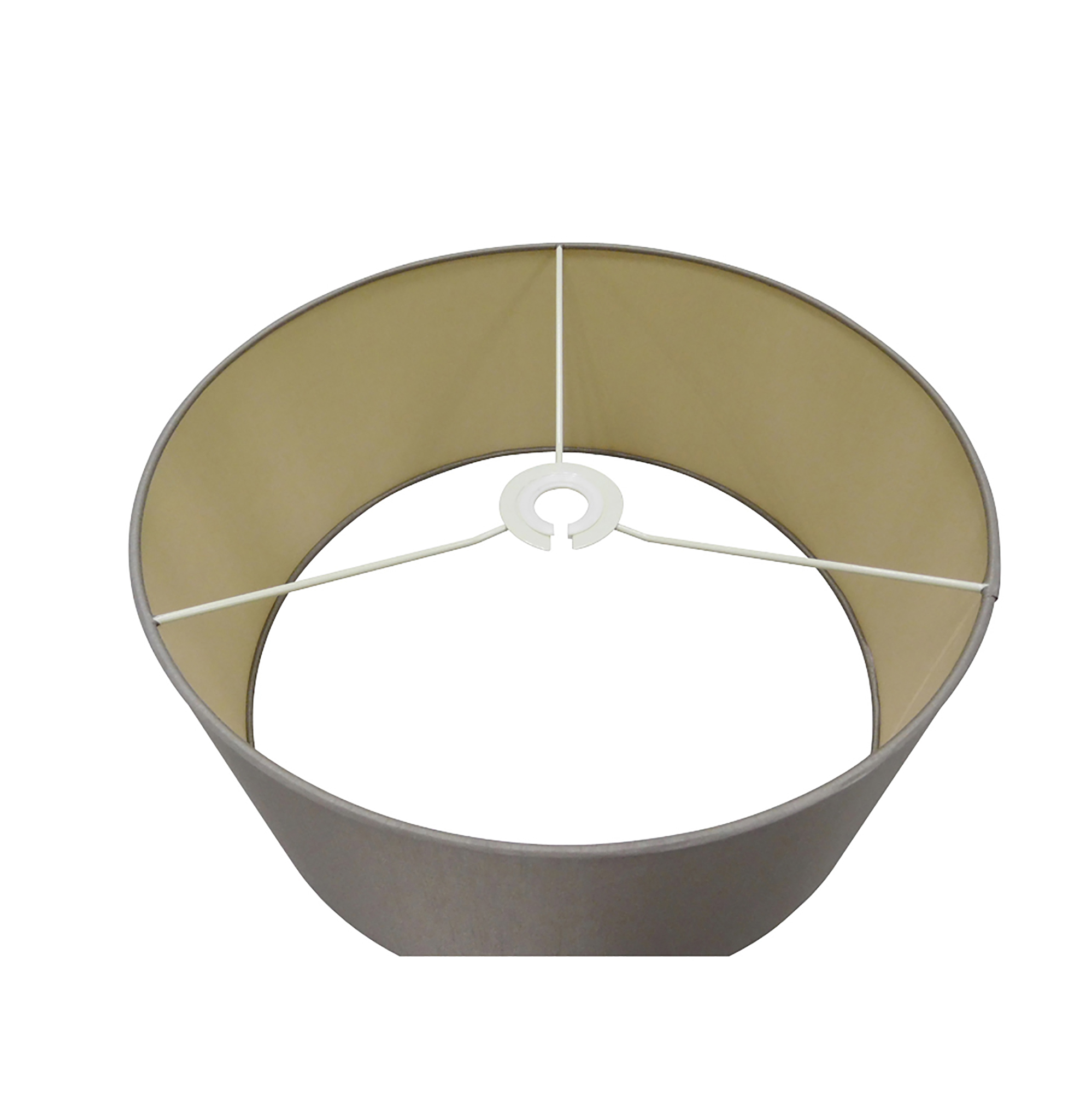 Baymont 40cm Flush 3 Light Taupe/Halo Gold; Frosted Diffuser DK0618  Deco Baymont WH TA